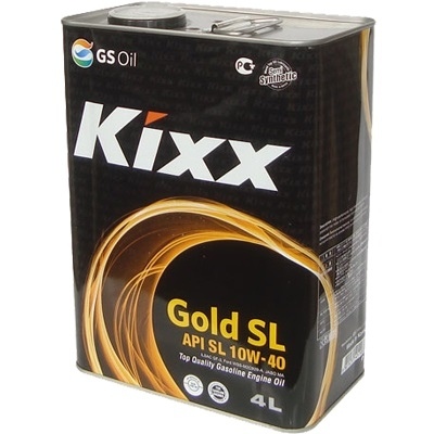 Масло моторное полусинтетическое KIXX GOLD SL 10W-40, KX06 4л.